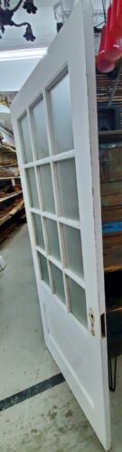 Frosted 12-lite 1 Panel Glass Door GAM0107