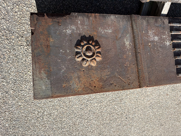 Early 1900's Cast Iron Commercial Building Facade Corner Brackets From Richmond, VA GA20320