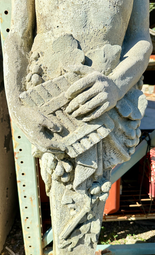 Concrete Satyr Garden Statues - 2 Available GA20446