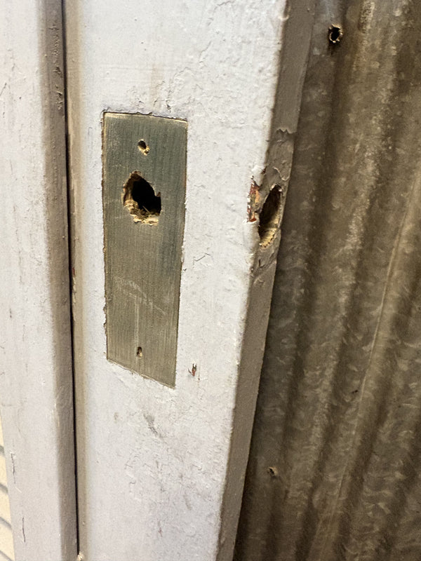 Grey Louvered Door GS6061