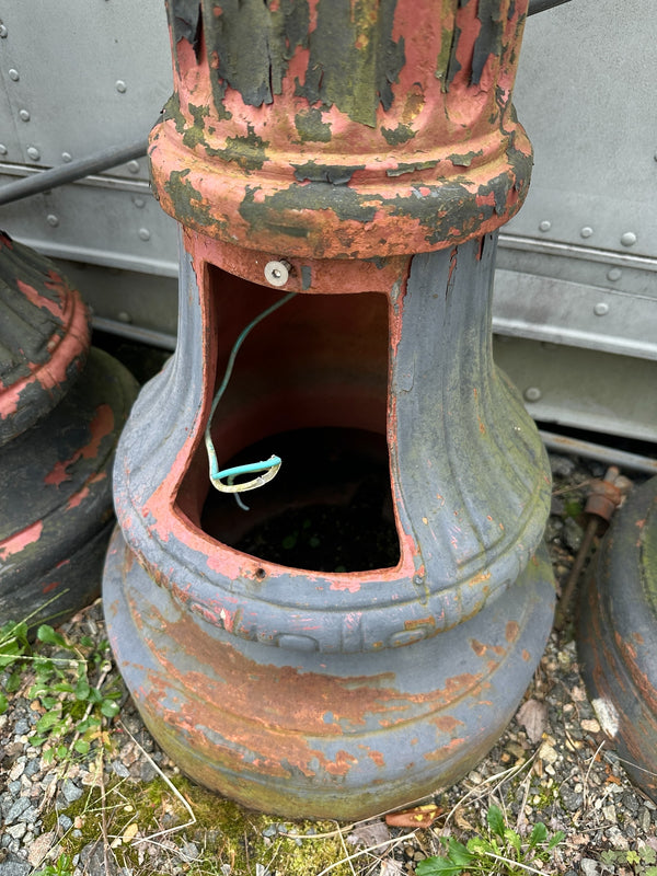 10 Ft Cast Iron Fluted Street Lamp Posts GA20290