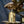 Load image into Gallery viewer, Restored Art Nouveau Brass 5-Light Chandelier GA20363