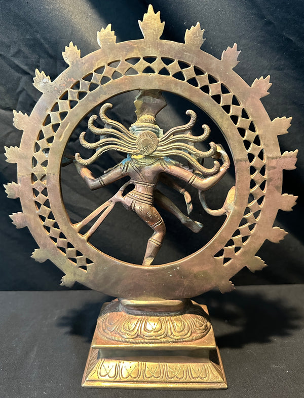 Bronze 12" Shiva Nataraja "Lord of the Dance" Hindu Statue GA20456