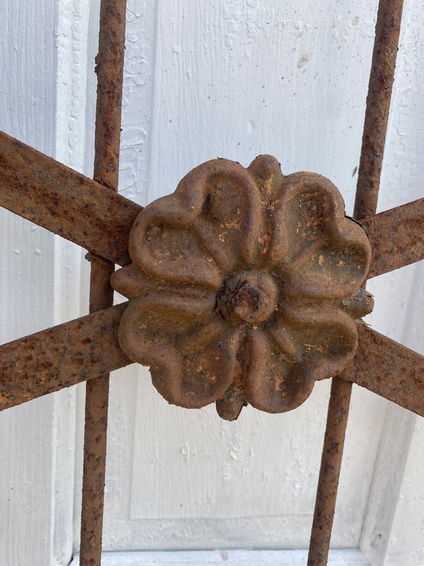 Antique Iron Gate GS00221 - 58 1/2" wide x 62 1/2" tall