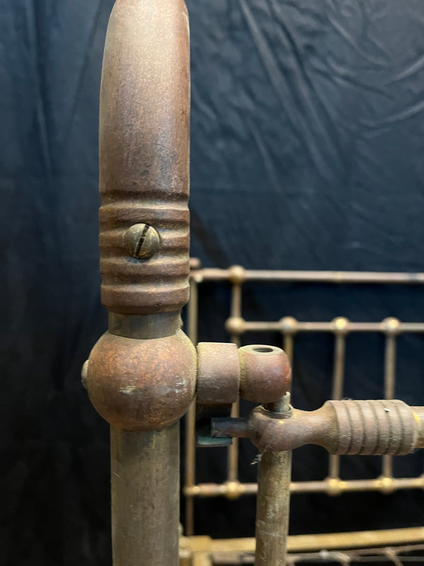 1920's Brass Crib w/ Adjustable Sides GA10251
