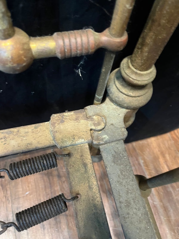 1920's Brass Crib w/ Adjustable Sides GA10251