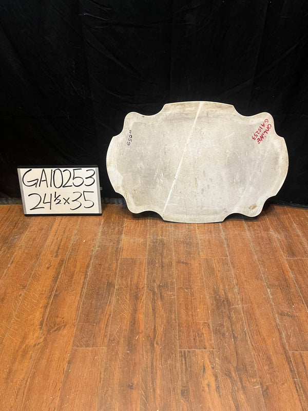 Carrara Marble Turtle Top w/ Ogee Edge GA10253