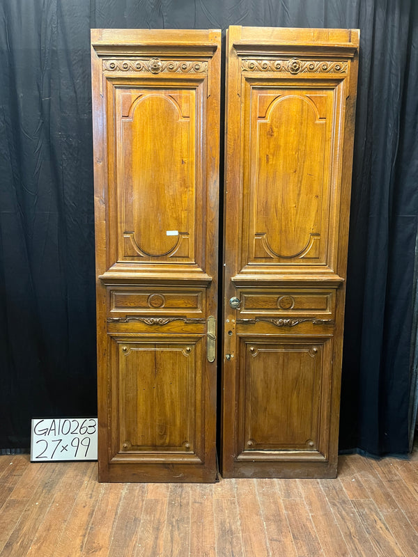 2-Panel Ornate French Doors GA10263