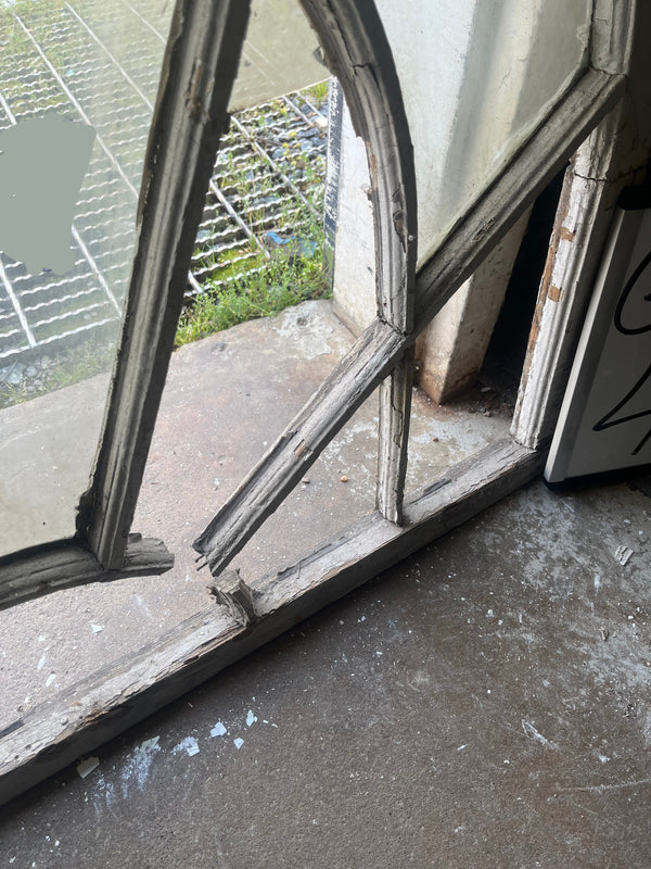 Clear Glass Arched Window GA10354