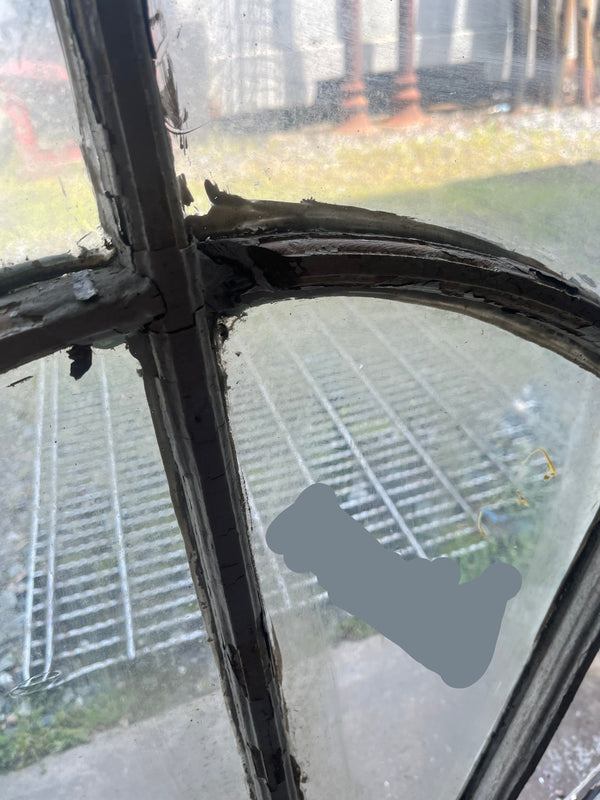 Clear Glass Arched Window GA10354