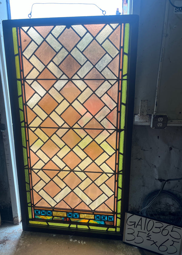 Geometric Stained Glass Window GA10365