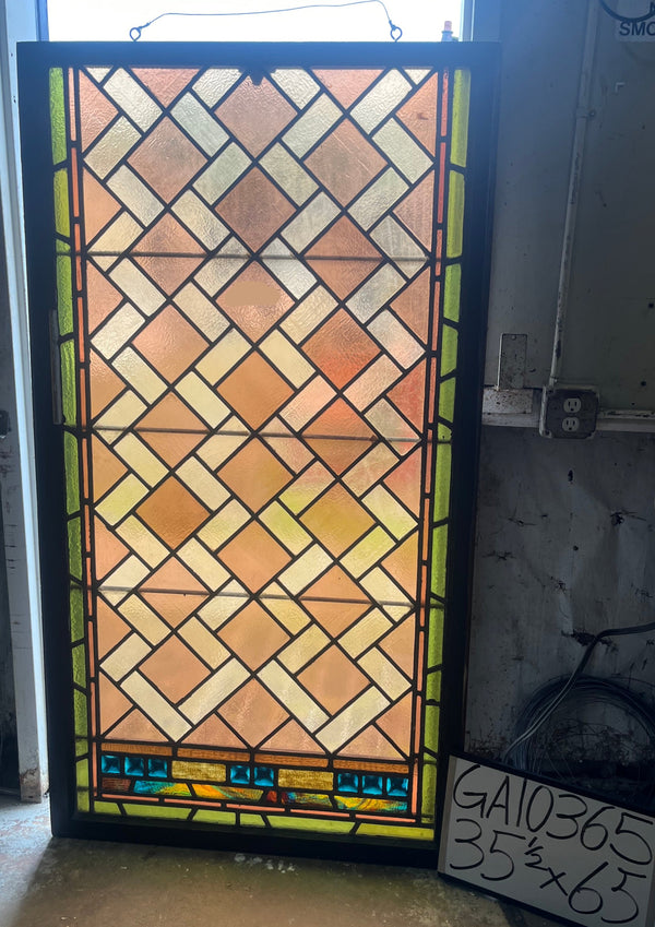 Geometric Stained Glass Window GA10365