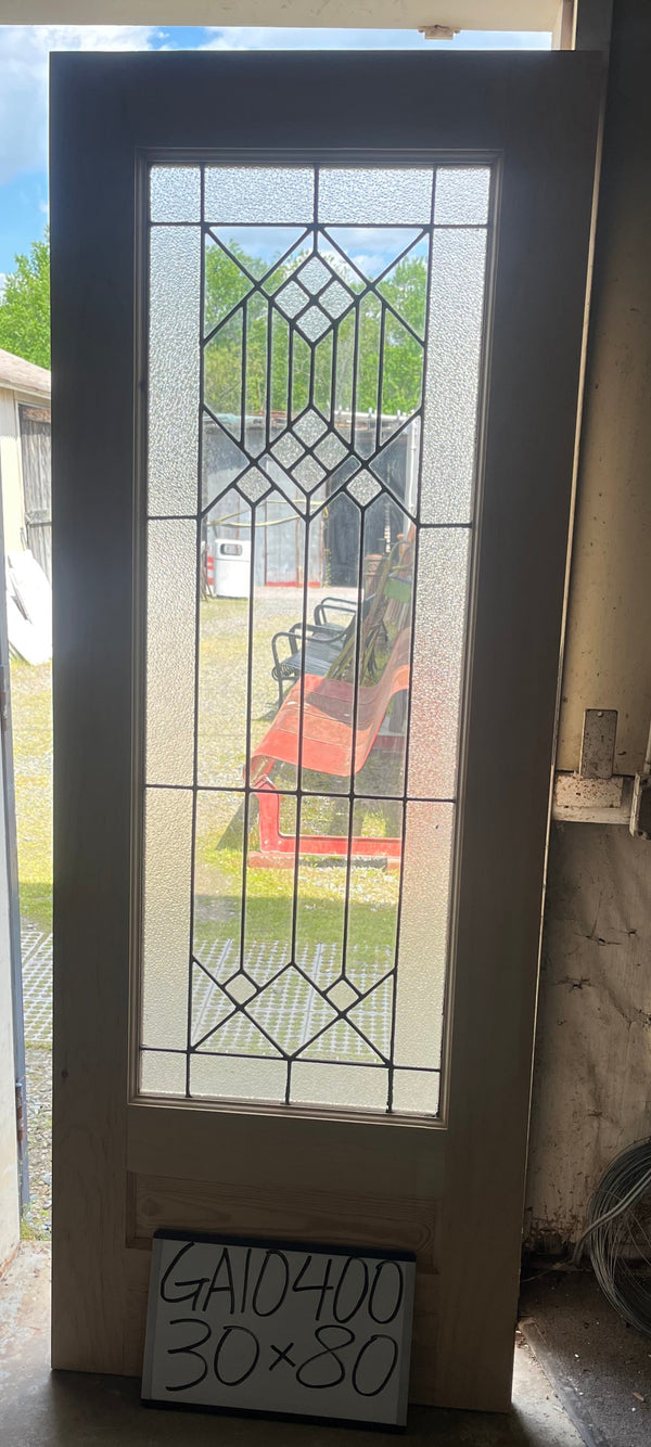 1-Lite Door w/ Bevelled Glass GA10400