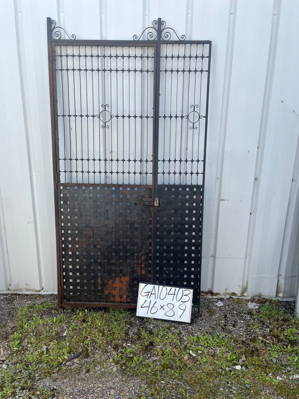Antique Wrought Iron Gate GA10403