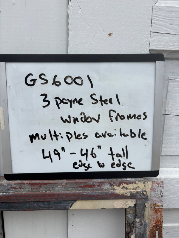 3-Pane Steel Window Frames (Multiples) GS6001 - 49" x 46"