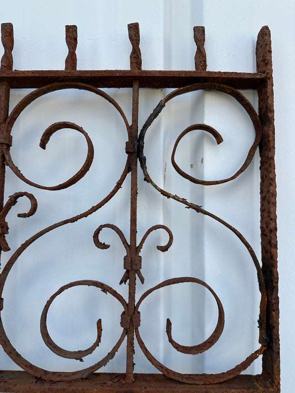 Antique Iron Garden Gate Pair GA20306