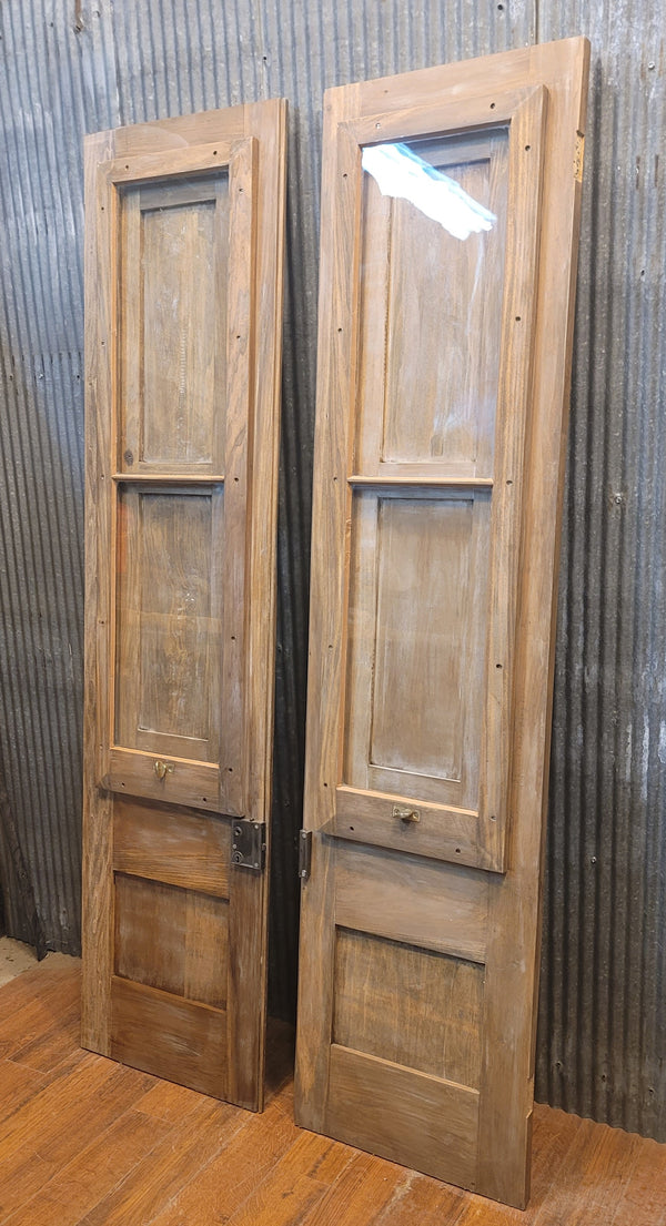 Custom Built 1800s Style Glass & Wood Retail Doors w/ Removeable Panels GS00846