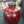 Load image into Gallery viewer, Victorian Cranberry Glass Globe w/ Top Brass Crown 8 1/4" x 7" GS00738