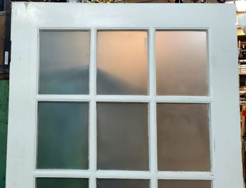 Frosted 12-lite 1 Panel Glass Door GAM0107