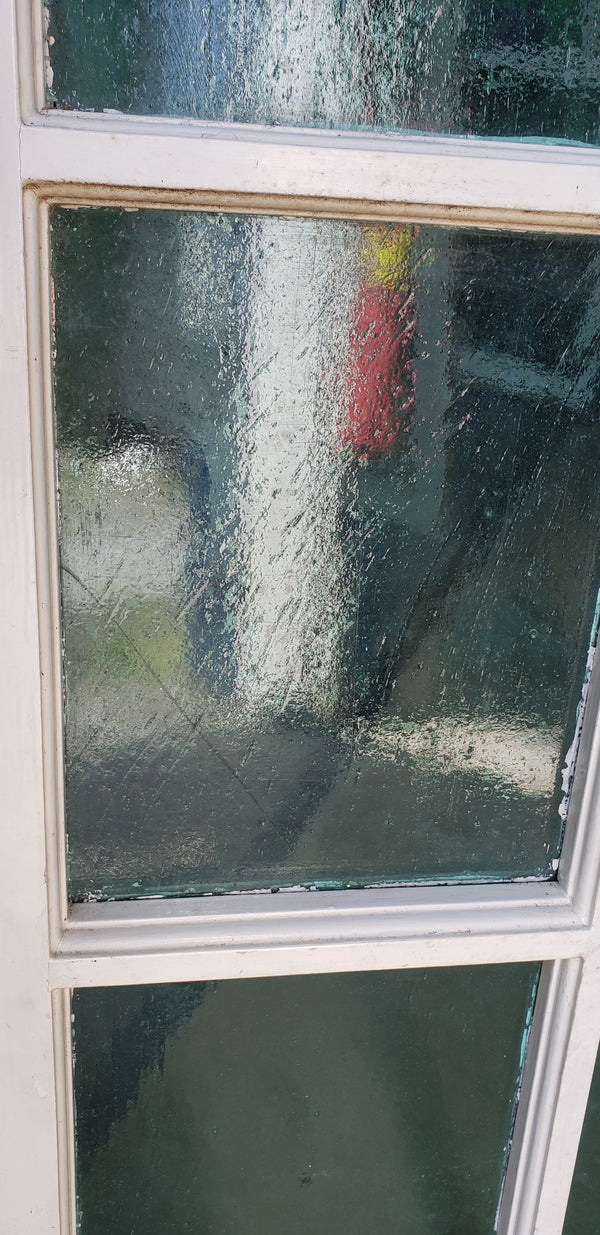 Seeded Bubble 9 Pane Glass Window 31 3/8" Wide by 37 1/2" Tall #GA9155