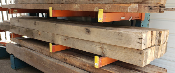 1896 Eastern Yellow Locust Beams Salvaged from NC Train Station Granite Quarry #Locust