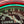 Load image into Gallery viewer, Red & Green Double Neon Advertising Clock for Smith Bros with Hand Painted Face #GA9186
