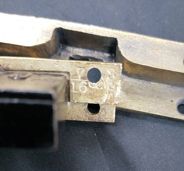 Yale Mortise Lock Set with Brass Thumb Turn Back Plate & New Cast Brass Keeper #GA9195
