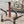 Load image into Gallery viewer, 1880's Cast Iron Dye Factory Breakroom Table Base with 4 Swing Out Seats GA9357