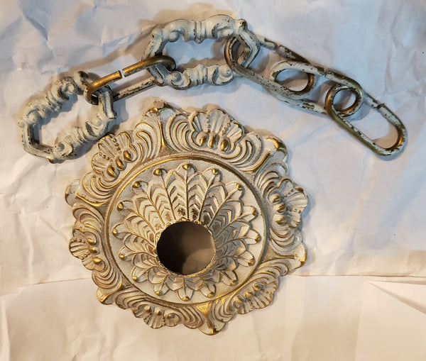 French Inspired 9 Light Tiered Chandelier with Faceted Crystal Prisms GA9375