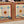 Load image into Gallery viewer, Pair of Multicolored Rondel Stained Glass Windows in Cambria Ash Frames GA9370