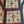 Load image into Gallery viewer, Pair of Multicolored Rondel Stained Glass Windows in Cambria Ash Frames GA9370