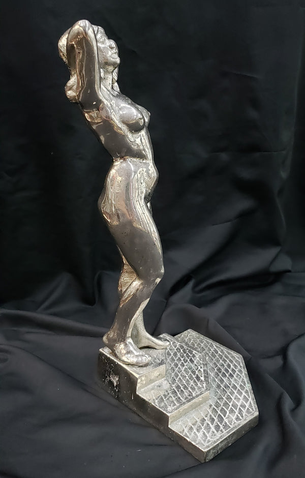 1920's Art Deco Sculpture by Gyula J. Maugsch  "Awakening" Nude Female GA9372