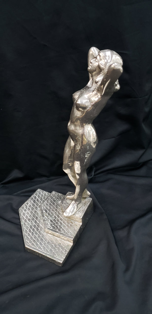 1920's Art Deco Sculpture by Gyula J. Maugsch  "Awakening" Nude Female GA9372