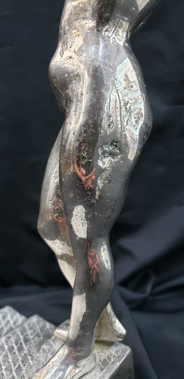 1920's Art Deco Sculpture by Gyula J. Maugsch  "Awakening" Nude Female GA9372