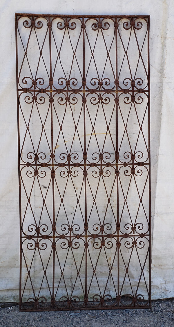 Ornate Wrought Iron Gate 88 1/2" x 40 1/2"  GA9405