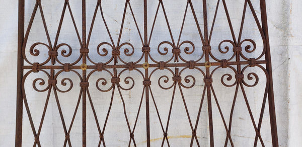 Ornate Wrought Iron Gate 88 1/2" x 40 1/2"  GA9405