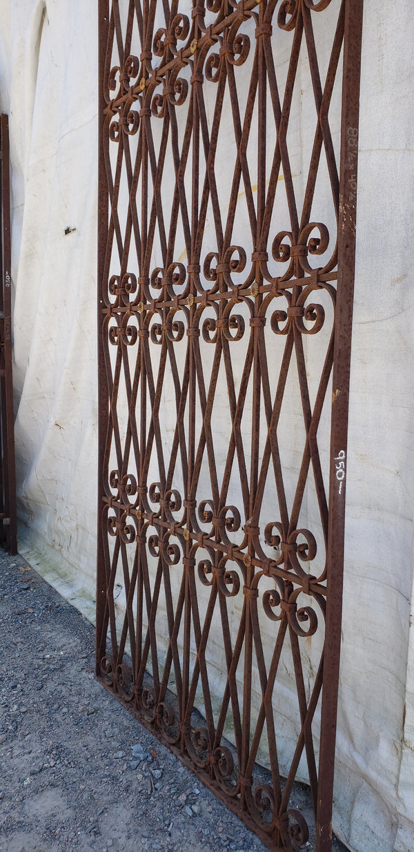Ornate Wrought Iron Gate 88 1/2" x 40 1/2"  GA9405
