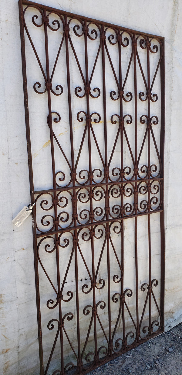 Antique Wrought Iron Gate 72 3/4" Tall x 34 1/2" Wide GA9409