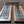 Load image into Gallery viewer, Leaded Stained Glass Heraldic Transom Window & Two Matching Side Lites GA9427