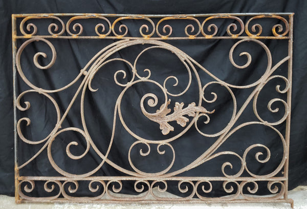Heavy Duty Ornate Wrought Iron Gate Panel 38 5/8" x 26 3/4"  GA9428