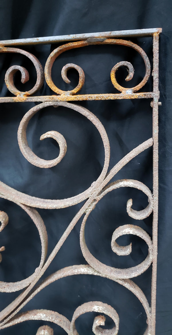 Heavy Duty Ornate Wrought Iron Gate Panel 38 5/8" x 26 3/4"  GA9428