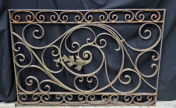 Heavy Duty Ornate Wrought Iron Gate Panel 38 5/8" x 26 3/4"  GA9428
