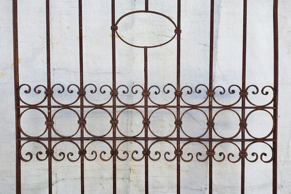 Pair of Wrought Iron Driveway Gates 80" Tall x 40 1/2" Wide EACH GA9436