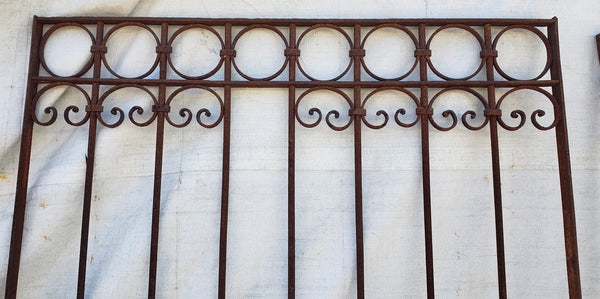 Pair of Wrought Iron Driveway Gates 80" Tall x 40 1/2" Wide EACH GA9436