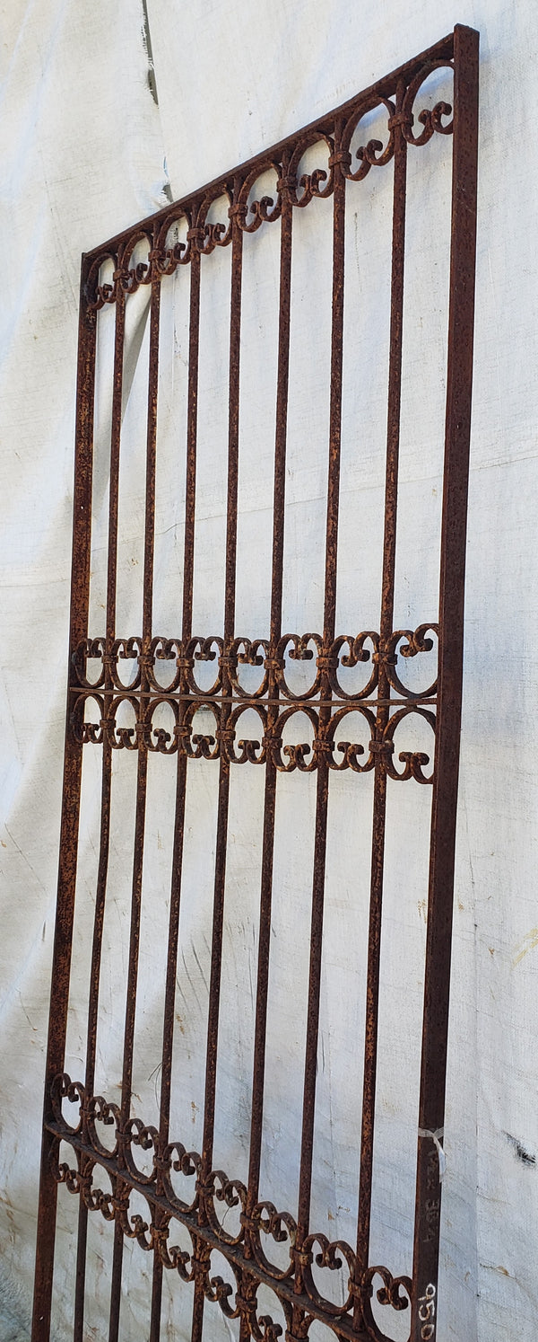 Large Wrought Iron Gate Panel 87 1/4" Tall by 38 1/4"  Wide GA9439