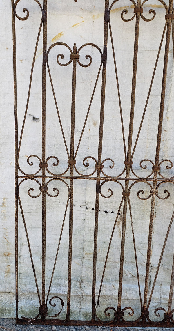 Wrought Iron Gate Panel 80 1/2" Tall by 37 1/4"  Wide GA9443