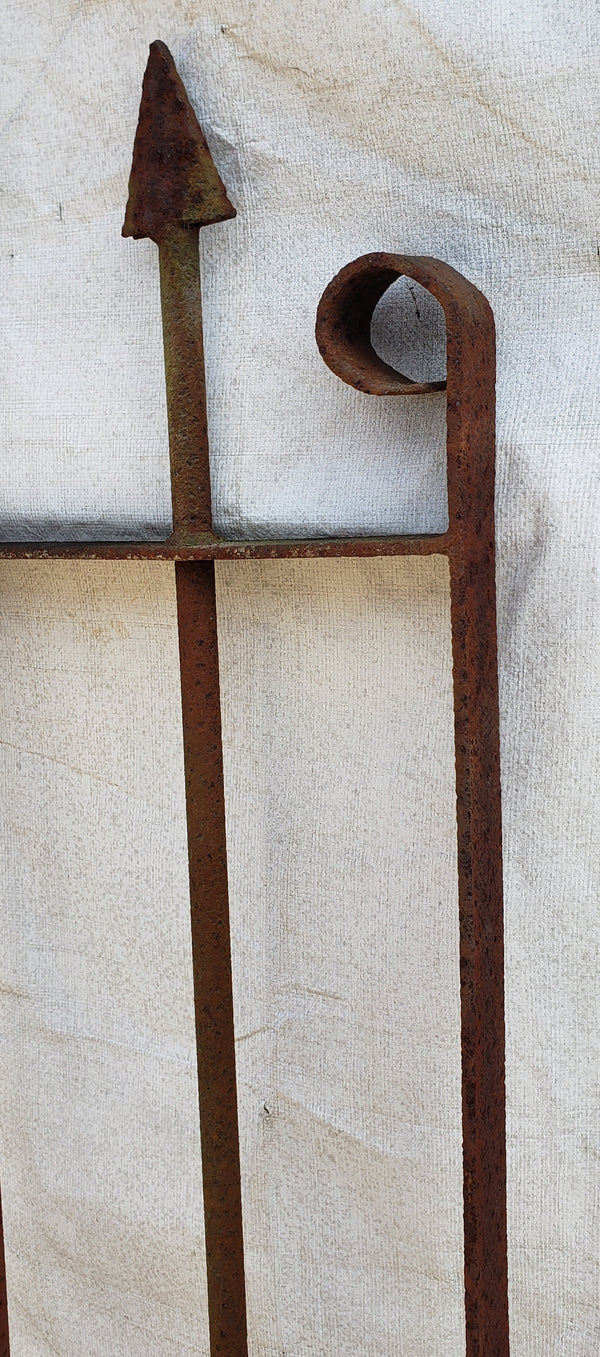 Pair of Tall & Wide Iron Driveway Gates - 139 1/4" Combined Width GA9467