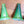 Load image into Gallery viewer, Set of 10 Lundberg Studios Art Glass 700G 5" Tall Green Lily Lamp Shades GA9561