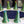 Load image into Gallery viewer, Set of 10 Lundberg Studios Art Glass 700G 5" Tall Green Lily Lamp Shades GA9561