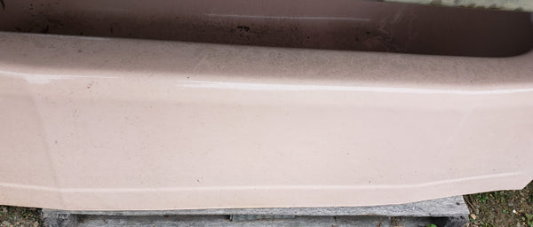 Mid Century Modern 5 1/2' Pink Apron Front Cast Iron Bath Tub with Left Drain GA9506